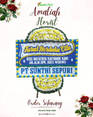 Papan Bunga Duka di Kutowinangun